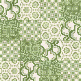 Textures   -   ARCHITECTURE   -   TILES INTERIOR   -   Ornate tiles   -  Patchwork - Patchwork tile texture seamless 16599