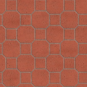 Textures   -   ARCHITECTURE   -   PAVING OUTDOOR   -   Terracotta   -   Blocks mixed  - Paving cotto mixed size texture seamless 06578 (seamless)