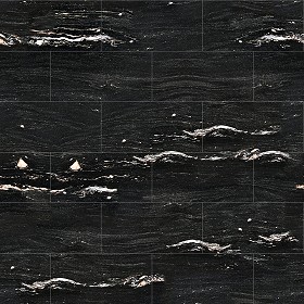 Textures   -   ARCHITECTURE   -   TILES INTERIOR   -   Marble tiles   -  Black - Port rose black marble tile texture seamless 14122