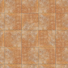 Textures   -   ARCHITECTURE   -   TILES INTERIOR   -  Terracotta tiles - Terracotta neapolitan ocher tile texture seamless 16022