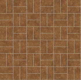 Textures   -   ARCHITECTURE   -   PAVING OUTDOOR   -   Terracotta   -   Blocks regular  - Cotto paving outdoor regular blocks texture seamless 06650 (seamless)