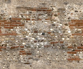 Textures   -   ARCHITECTURE   -   STONES WALLS   -  Damaged walls - Damaged wall stone texture seamless 08247