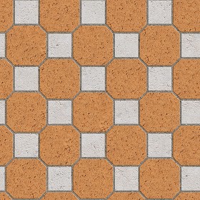 Textures   -   ARCHITECTURE   -   PAVING OUTDOOR   -   Terracotta   -   Blocks mixed  - Paving cotto mixed size texture seamless 06579 (seamless)