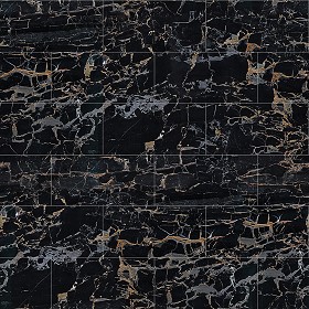 Textures   -   ARCHITECTURE   -   TILES INTERIOR   -   Marble tiles   -   Black  - Portoretto black marble tile texture seamless 14123 (seamless)