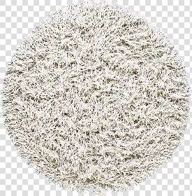 Textures   -   MATERIALS   -   RUGS   -   Round rugs  - Round long pile rug texture 19964