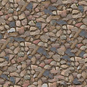 Textures   -   ARCHITECTURE   -   ROADS   -   Paving streets   -  Rounded cobble - Rounded cobblestone texture seamless 07495
