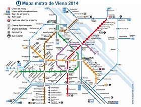 Textures   -   ARCHITECTURE   -   DECORATIVE PANELS   -   World maps   -   Metr&#242; maps  - Vienna metro map 03139