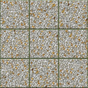 Textures   -   ARCHITECTURE   -   PAVING OUTDOOR   -  Washed gravel - Washed gravel paving outdoor texture seamless 17863