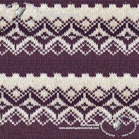 Textures   -   MATERIALS   -   FABRICS   -  Jersey - Wool jacquard knitwear texture seamless 19442