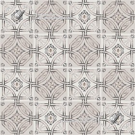 Textures   -   ARCHITECTURE   -   TILES INTERIOR   -   Ornate tiles   -   Geometric patterns  - Ceramic floor tile geometric patterns texture seamless 18862 (seamless)