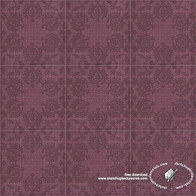 Textures   -   ARCHITECTURE   -   TILES INTERIOR   -   Ornate tiles   -   Mixed patterns  - Ceramic ornate tile texture seamless 20241 (seamless)