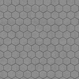 Textures   -   ARCHITECTURE   -   PAVING OUTDOOR   -   Hexagonal  - Concrete paving outdoor hexagonal texture seamless 05995 (seamless)