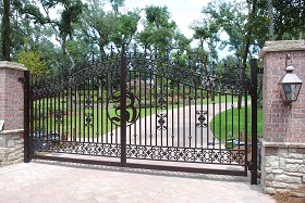 Textures   -   ARCHITECTURE   -   BUILDINGS   -   Gates  - Iron entrance gate texture 18579