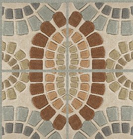 Textures   -   MATERIALS   -   RUGS   -   Patterned rugs  - Patterned rug texture seamless 19832 (seamless)