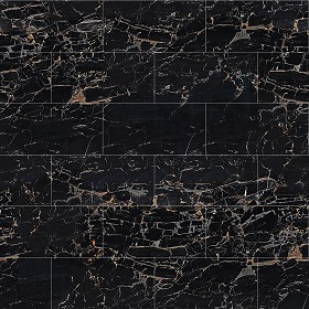Textures   -   ARCHITECTURE   -   TILES INTERIOR   -   Marble tiles   -   Black  - Portoretto black marble tile texture seamless 14124 (seamless)