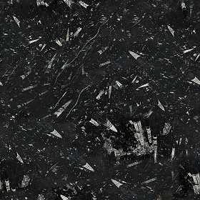 Textures   -   ARCHITECTURE   -   MARBLE SLABS   -  Black - Slab marble fossil black texture seamless 01923