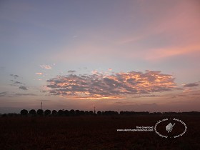 Textures   -   BACKGROUNDS &amp; LANDSCAPES   -  SUNRISES &amp; SUNSETS - Sunrise background in the countryside 17705