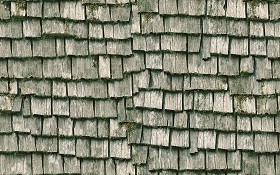 Textures   -   ARCHITECTURE   -   ROOFINGS   -  Shingles wood - Wood shingle roof texture seamless 03791