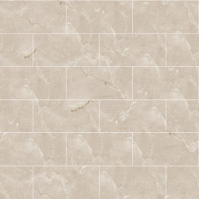 Textures   -   ARCHITECTURE   -   TILES INTERIOR   -   Marble tiles   -   Cream  - Botticino fiorito marble tile texture seamless 14264 (seamless)