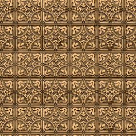 Textures   -   MATERIALS   -   METALS   -   Panels  - Bronze metal panel texture seamless 10405 (seamless)