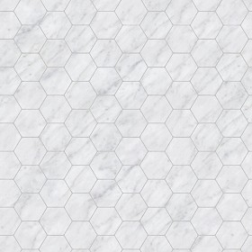 Textures   -   ARCHITECTURE   -   TILES INTERIOR   -   Hexagonal mixed  - Carrara marble hexagonal texture seamless 17108 (seamless)