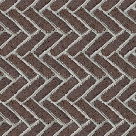 Textures   -   ARCHITECTURE   -   PAVING OUTDOOR   -   Terracotta   -   Herringbone  - Cotto paving herringbone outdoor texture seamless 06740 (seamless)