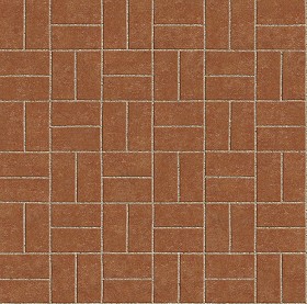 Textures   -   ARCHITECTURE   -   PAVING OUTDOOR   -   Terracotta   -  Blocks regular - Cotto paving outdoor regular blocks texture seamless 06652