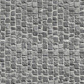 Textures   -   ARCHITECTURE   -   ROADS   -   Paving streets   -   Damaged cobble  - Damaged street paving cobblestone texture seamless 07457 (seamless)