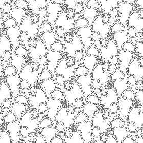 Textures   -   MATERIALS   -   WALLPAPER   -  various patterns - Ornate wallpaper texture seamless 12135