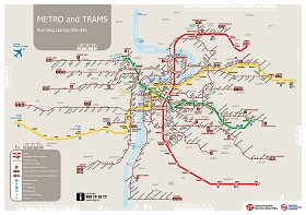 Textures   -   ARCHITECTURE   -   DECORATIVE PANELS   -   World maps   -  Metr&#242; maps - Prague metro map 03141