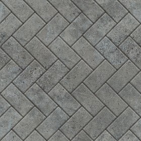 Textures   -   ARCHITECTURE   -   PAVING OUTDOOR   -   Pavers stone   -  Herringbone - Stone paving outdoor herringbone texture seamless 06522