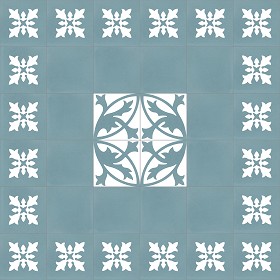 Textures   -   ARCHITECTURE   -   TILES INTERIOR   -   Cement - Encaustic   -  Encaustic - Traditional encaustic cement ornate tile texture seamless 13449