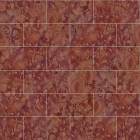 Textures   -   ARCHITECTURE   -   TILES INTERIOR   -   Marble tiles   -   Red  - Asiago red marble floor tile texture seamless 14597 (seamless)