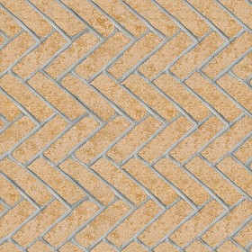 Textures   -   ARCHITECTURE   -   PAVING OUTDOOR   -   Terracotta   -  Herringbone - Cotto paving herringbone outdoor texture seamless 06741