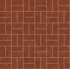Textures   -   ARCHITECTURE   -   PAVING OUTDOOR   -   Terracotta   -  Blocks regular - Cotto paving outdoor regular blocks texture seamless 06653