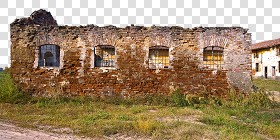 Textures   -   ARCHITECTURE   -   BUILDINGS   -  Old country buildings - Cut out damaged old farmstead texture 17450