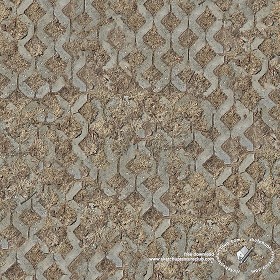 Textures   -   ARCHITECTURE   -   PAVING OUTDOOR   -   Parks Paving  - Park damaged concrete paving texture seamless 18674 (seamless)