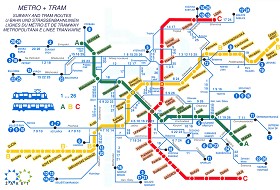 Textures   -   ARCHITECTURE   -   DECORATIVE PANELS   -   World maps   -  Metr&#242; maps - Prague metro map 03142