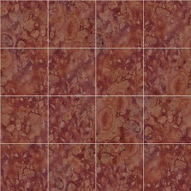 Textures   -   ARCHITECTURE   -   TILES INTERIOR   -   Marble tiles   -  Red - Asiago red marble floor tile texture seamless 14598