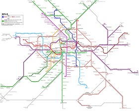 Textures   -   ARCHITECTURE   -   DECORATIVE PANELS   -   World maps   -  Metr&#242; maps - Berlin metro map 03143