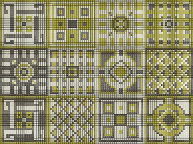Textures   -   ARCHITECTURE   -   TILES INTERIOR   -   Mosaico   -   Classic format   -  Patterned - Mosaico cm90x120 patterned tiles texture seamless 15042