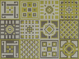 Textures   -   ARCHITECTURE   -   TILES INTERIOR   -   Mosaico   -   Classic format   -   Patterned  - Mosaico cm90x120 patterned tiles texture seamless 15042 (seamless)