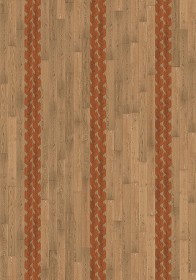 Textures   -   ARCHITECTURE   -   WOOD FLOORS   -  Decorated - Parquet decorated texture seamless 04641
