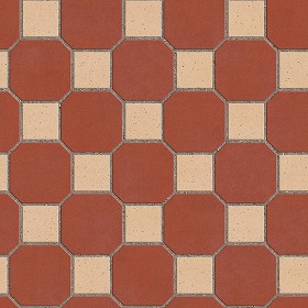 Textures   -   ARCHITECTURE   -   PAVING OUTDOOR   -   Terracotta   -  Blocks mixed - Paving cotto mixed size texture seamless 06583