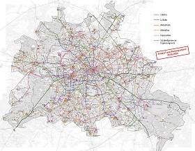 Textures   -   ARCHITECTURE   -   DECORATIVE PANELS   -   World maps   -  Metr&#242; maps - Berlin metro map 03144