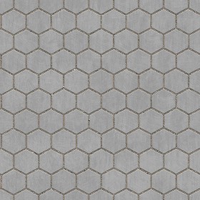 Textures   -   ARCHITECTURE   -   PAVING OUTDOOR   -  Hexagonal - Concrete paving outdoor hexagonal texture seamless 05999