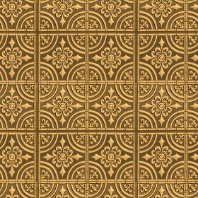 Textures   -   MATERIALS   -   METALS   -  Panels - Gold metal panel texture seamless 10408