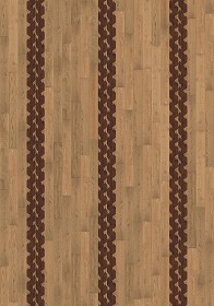 Textures   -   ARCHITECTURE   -   WOOD FLOORS   -  Decorated - Parquet decorated texture seamless 04642