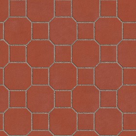 Textures   -   ARCHITECTURE   -   PAVING OUTDOOR   -   Terracotta   -  Blocks mixed - Paving cotto mixed size texture seamless 06584