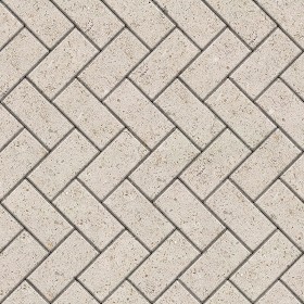 Textures   -   ARCHITECTURE   -   PAVING OUTDOOR   -   Pavers stone   -   Herringbone  - Stone paving outdoor herringbone texture seamless 06525 (seamless)